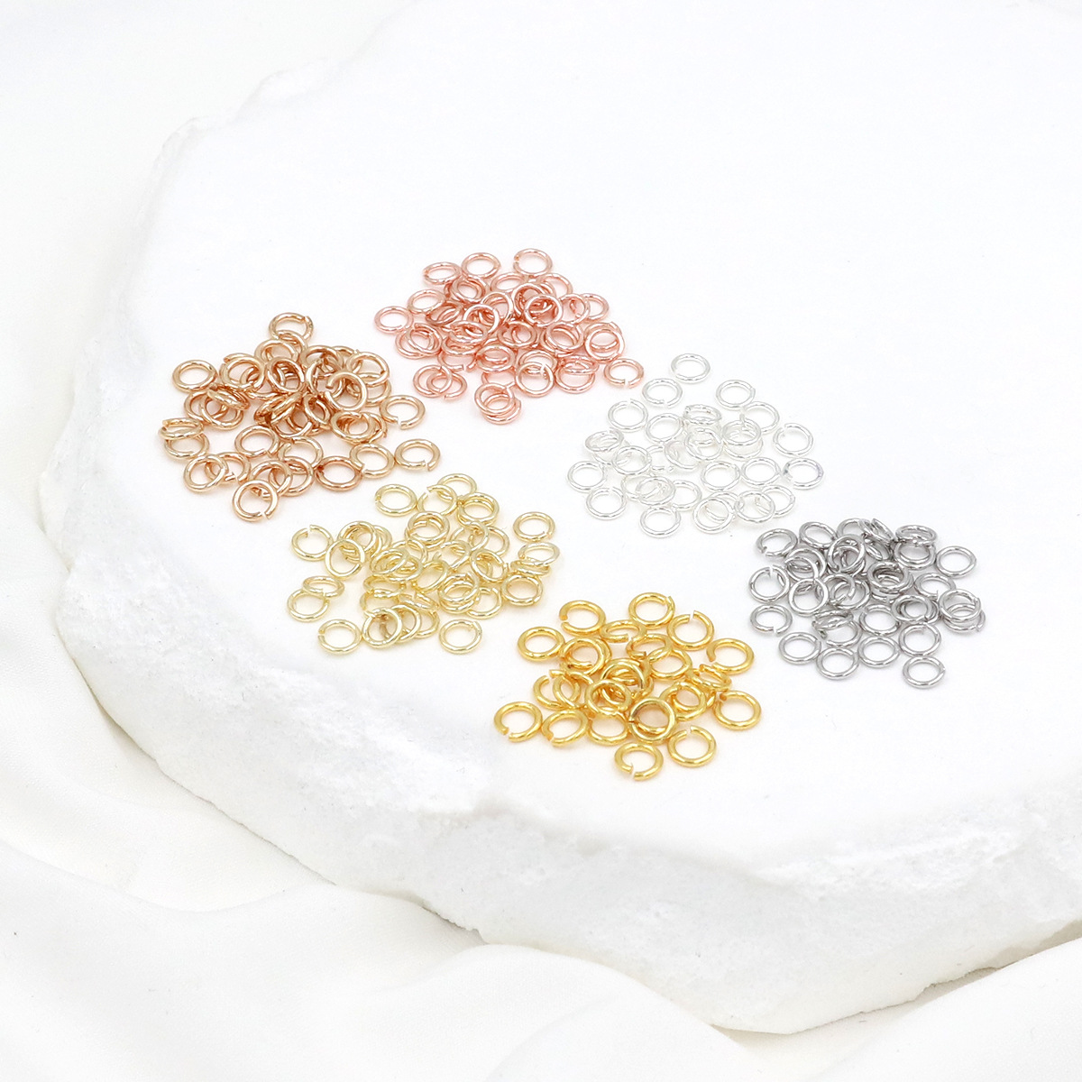 Jewelry Making Jump Rings - 925シルバー製オープンジャンプリング3-10mm DIYジュエリー製作コネクター（ネックレス、ブレスレット、イヤリング、キーホルダー、クラフト用）