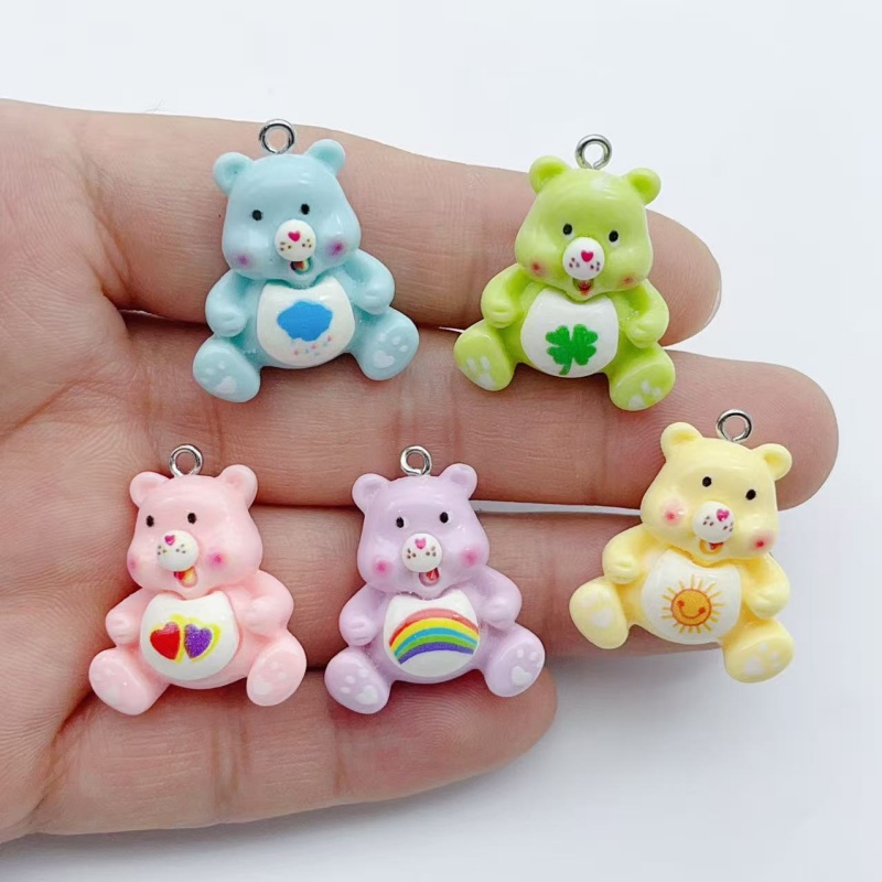 Jewelry Making Charms - 10個の漫画動物チャームペンダントDIY作成用イヤリング、ネックレス、ブレスレット、アクセサリー、装飾品