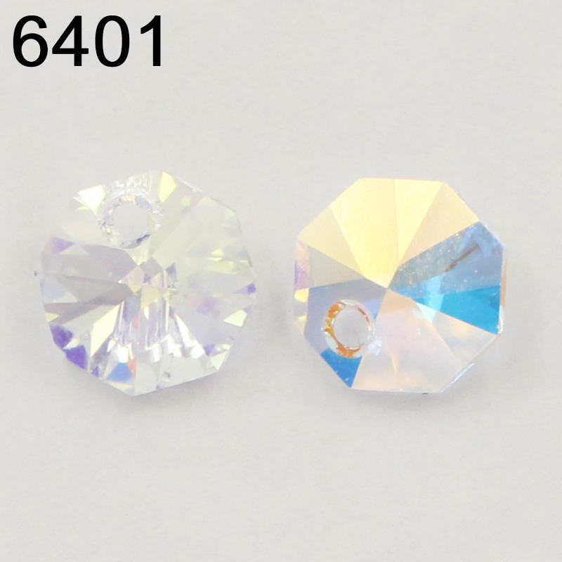 Jewelry Making At Home - オクタゴン-ネックレスやイヤリング、ジュエリー作り、家の装飾用のプレミアムビーズ用のオーストリアラインストーンペンダントのクリスタル、6401