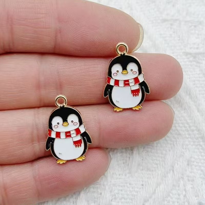10 個漫画ペンギンパンダ DIY 韓国版キーホルダーペンダ - Jewelry Making Jewelry のレビューと価格