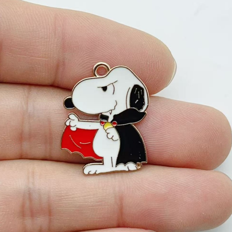 10 個かわいいハロウィン漫画子犬合金エナメルチャームカボチ - Jewelry Making Jewelry のレビューと価格