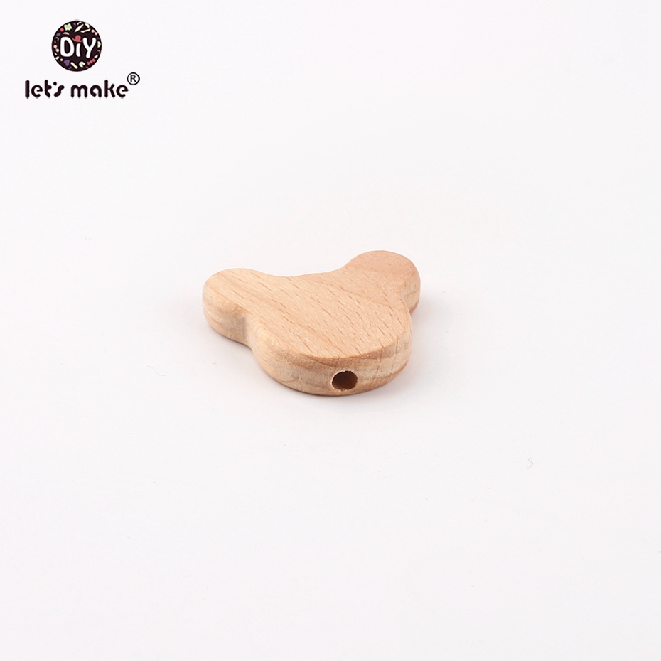 50個の天然木製クマ型ビーズジュエリー作り、ブナ材の歯固めD - Jewelry Making For Dummies のレビューと価格