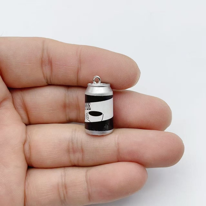 10個入り ミニチュア シミュレーション飲料缶 レジンチャー - Jewelry Making Charms のレビューと価格