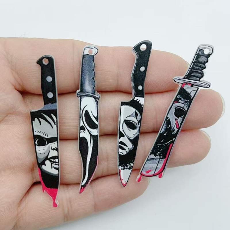 アクリル製ジュエリー10個 ハロウィンペンダント DIYイヤ - Jewelry Making Jewelry のレビューと価格