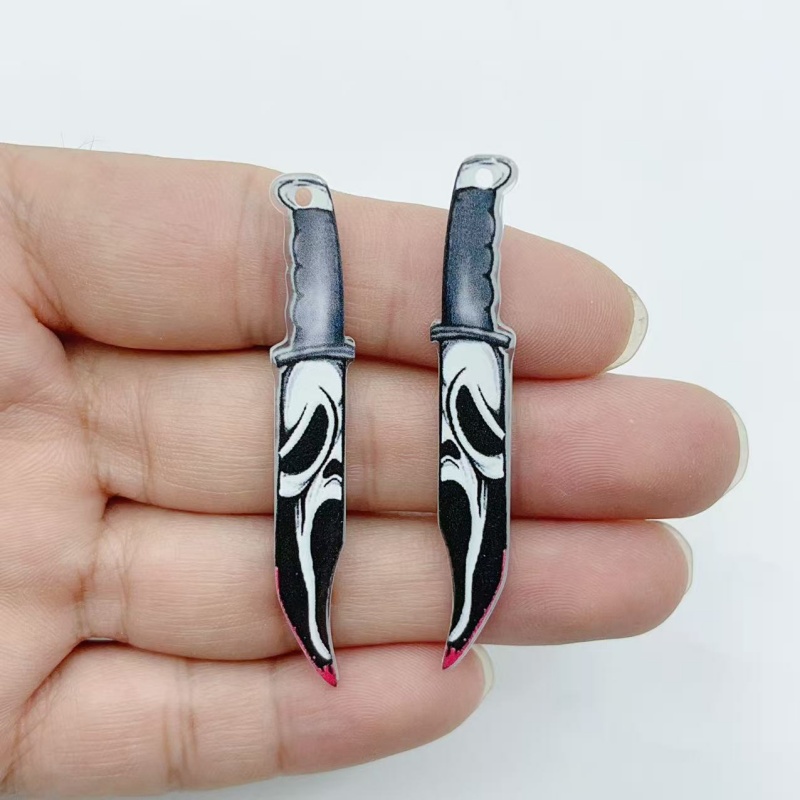 アクリル製ジュエリー10個 ハロウィンペンダント DIYイヤ - Jewelry Making Jewelry のレビューと価格