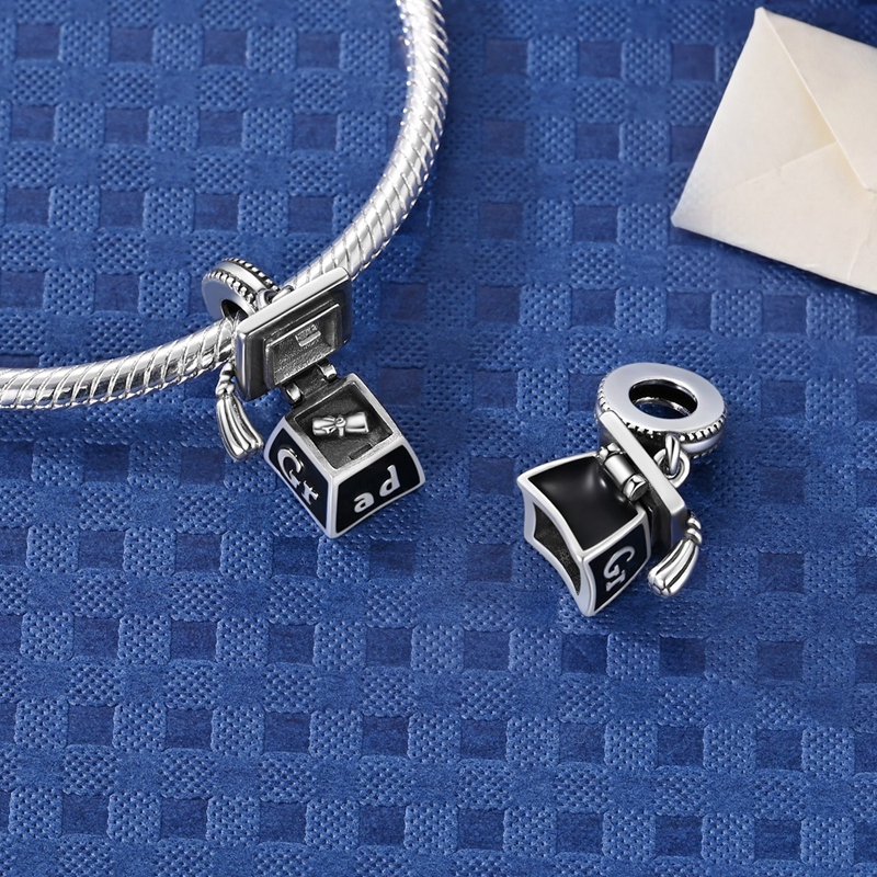 卒業生キャップチャーム 925 スターリングシルバーオリジナ - Jewelry Making Diploma のレビューと価格