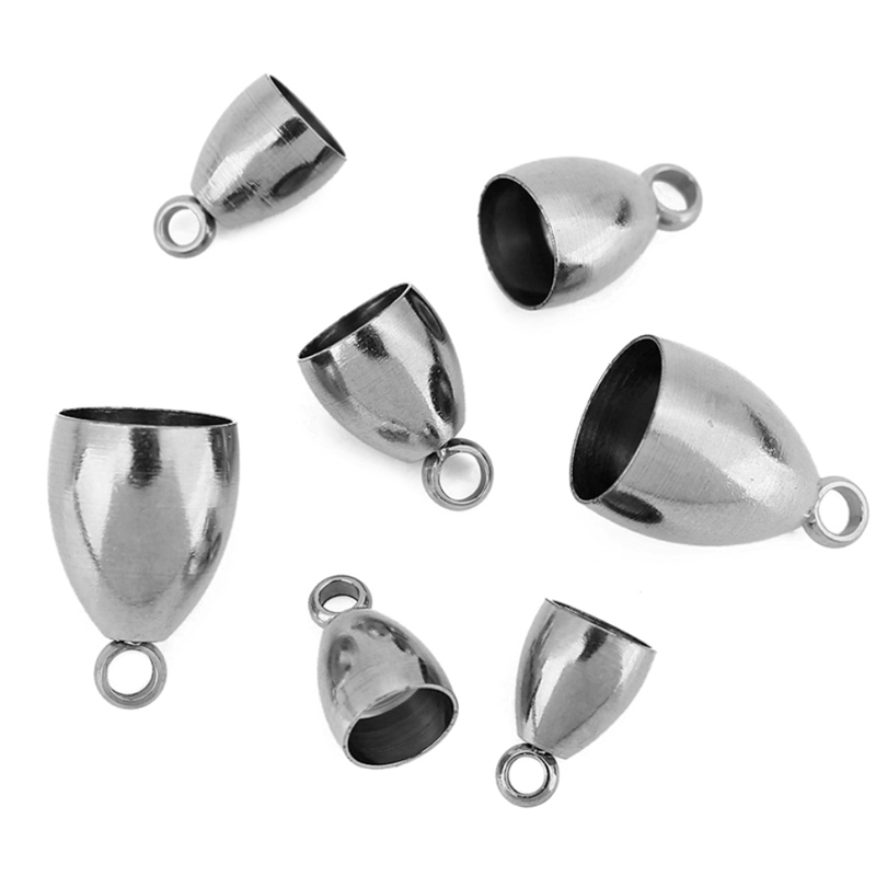 10個入りPVD加工ステンレス製留め金具、革紐用フック（5、 - Jewelry Making School のレビューと価格