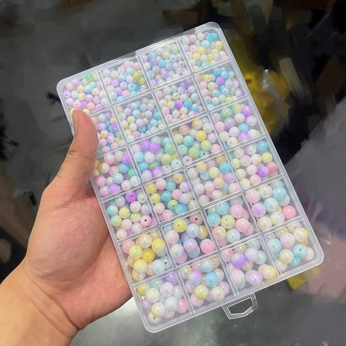 800個/24グリッドセットボックス 6mm/8mm/10m - Jewelry Making Box のレビューと価格