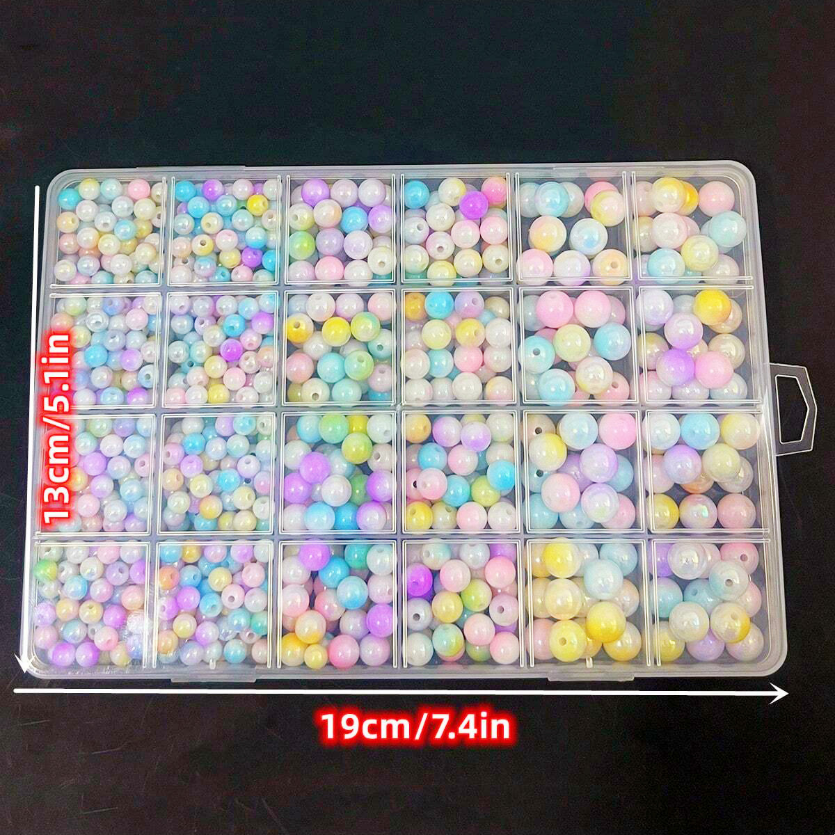 800個/24グリッドセットボックス 6mm/8mm/10m - Jewelry Making Box のレビューと価格