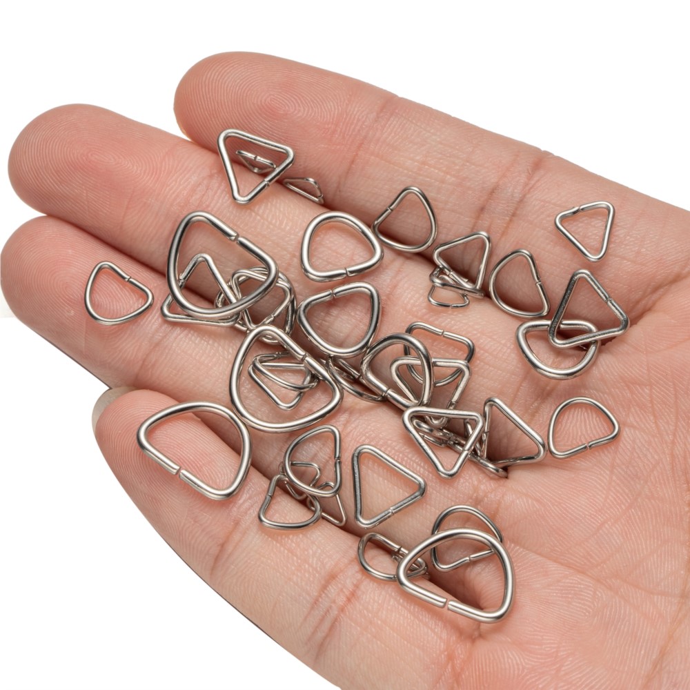 100個入り ステンレス製 オープン三角形 オーバル型 ジャ - Jewelry Making Jump Rings のレビューと価格