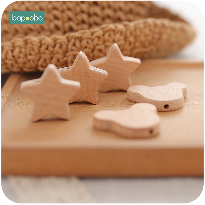 Bopoobo-赤ちゃん用の天然木ビーズ,10個,ジュエリー - Jewelry Making For Dummies のレビューと価格