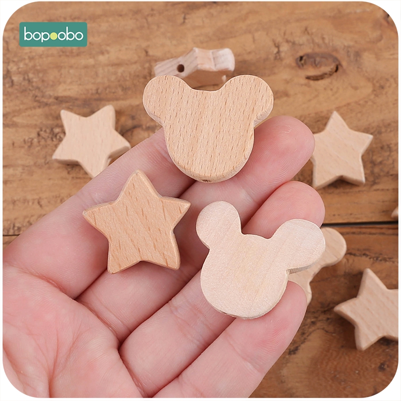 Bopoobo-赤ちゃん用の天然木ビーズ,10個,ジュエリー - Jewelry Making For Dummies のレビューと価格
