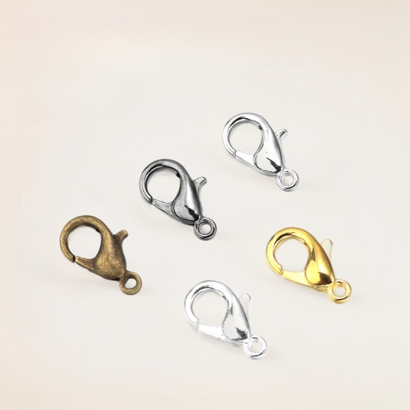 100個入り 9mm 12mm 14mm 亜鉛合金ロブスター - Jewelry Making School のレビューと価格