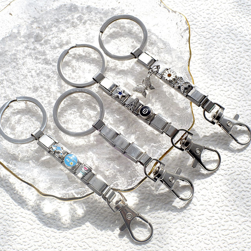 ステンレス鋼イタリアンチャームリンクキーチェーン 9 ミリメ - Jewelry Making For Couples のレビューと価格