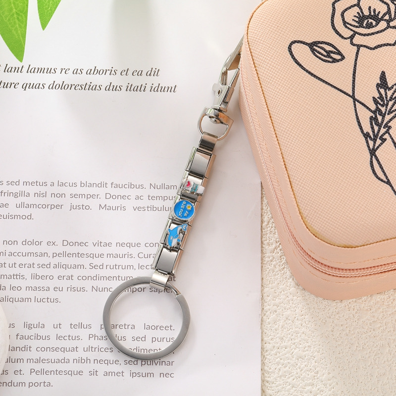 ステンレス鋼イタリアンチャームリンクキーチェーン 9 ミリメ - Jewelry Making For Couples のレビューと価格