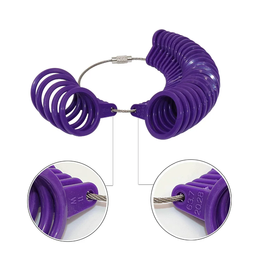 Phyhoo-リングサイズのセット,指のゲージ,測定ツール, - Jewelry Making Uk のレビューと価格