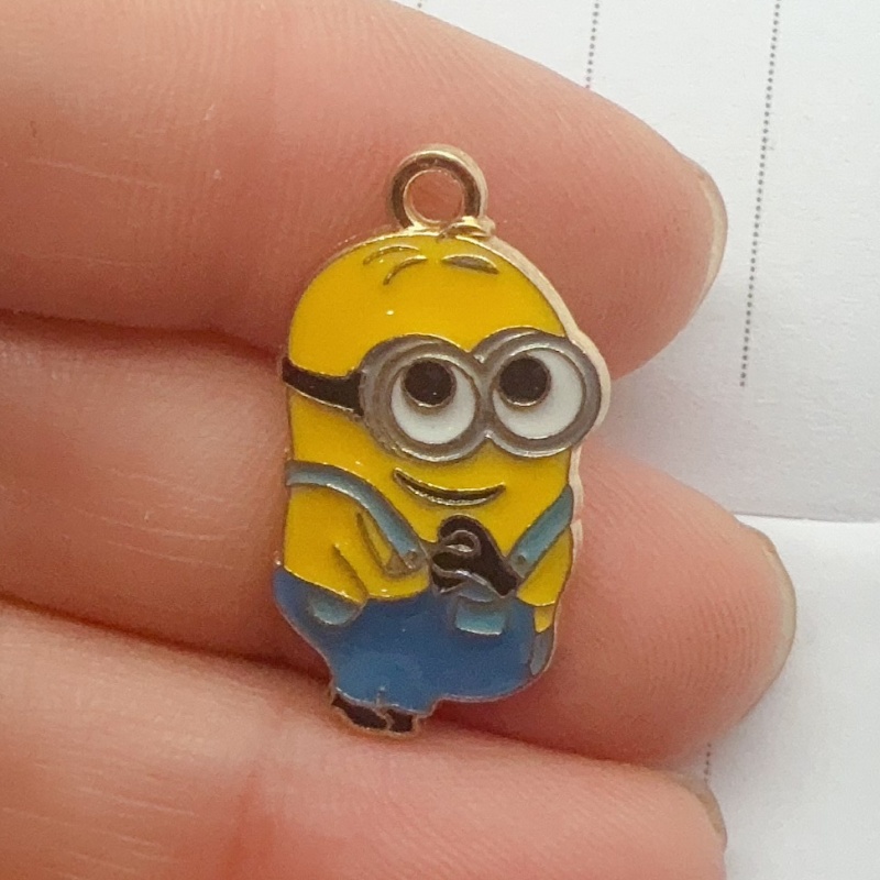 10個入り合金製ドリップオイル漫画ペンダント、DIYジュエリ - Jewelry Making Jewelry のレビューと価格