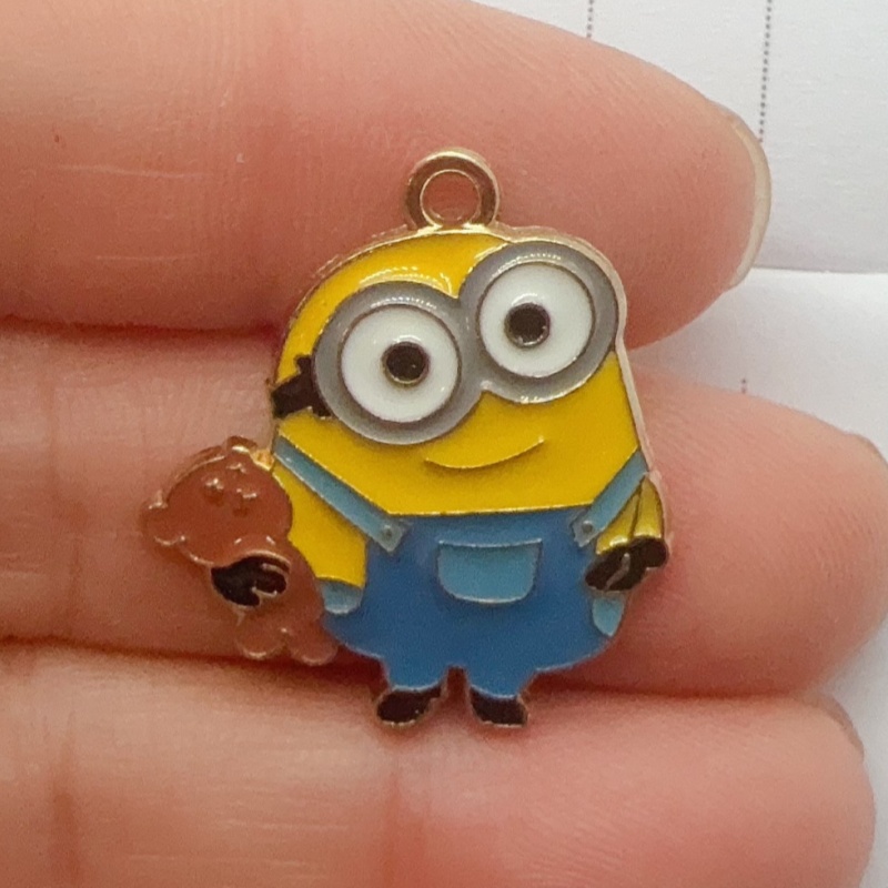 10個入り合金製ドリップオイル漫画ペンダント、DIYジュエリ - Jewelry Making Jewelry のレビューと価格