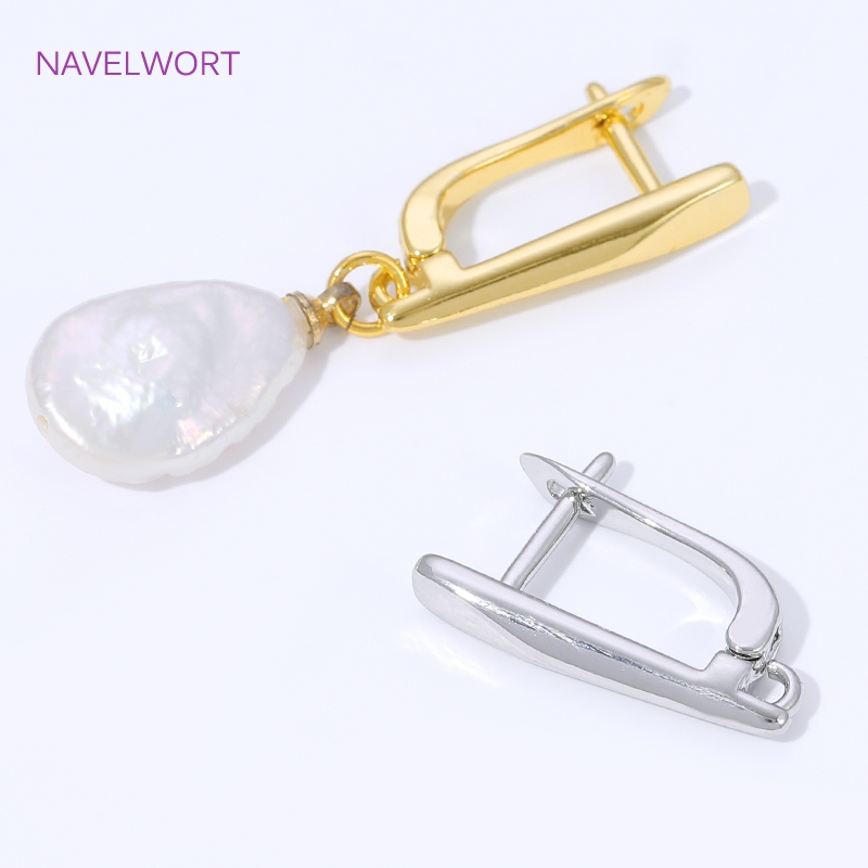 18K ゴールドメッキの滑らかなイヤリングフック、イヤリング - Jewelry Making Gold Wire のレビューと価格