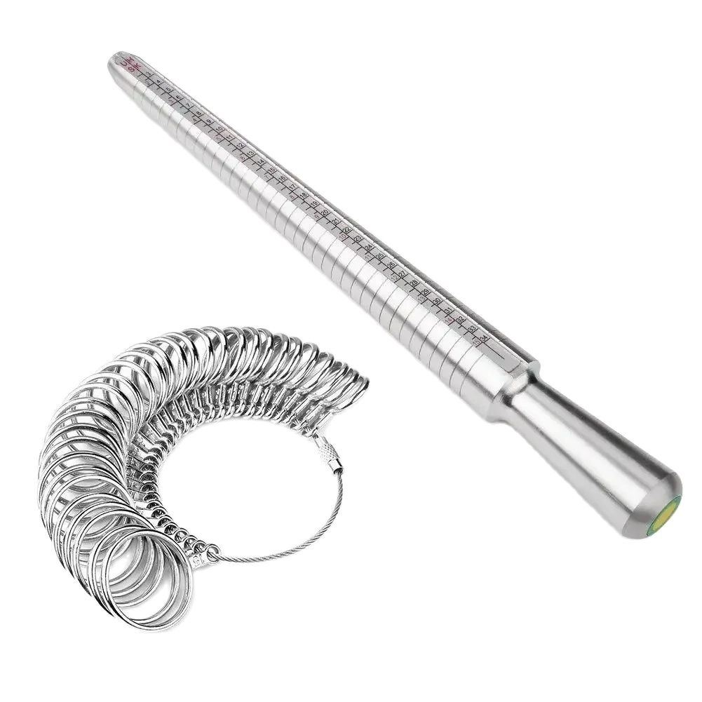 金属 HK/US/JP/UK/EU リングサイザーマンドレル - Jewelry Making Uk のレビューと価格