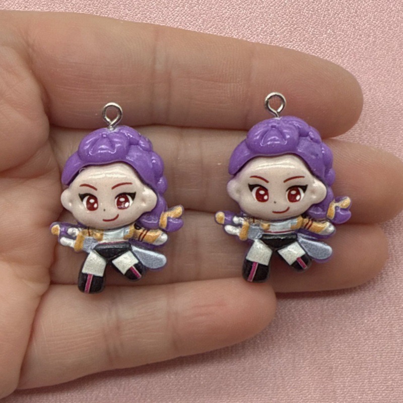 10個入り樹脂製漫画ペンダント、DIYジュエリー製作イヤリン - Jewelry Making Jewelry のレビューと価格