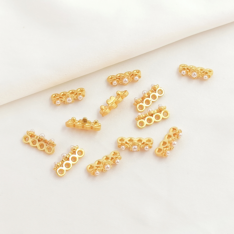 ジュエリー作り用の穴とバックル付きの5個のゴールドボール,ネ - Jewelry Making For Dummies のレビューと価格