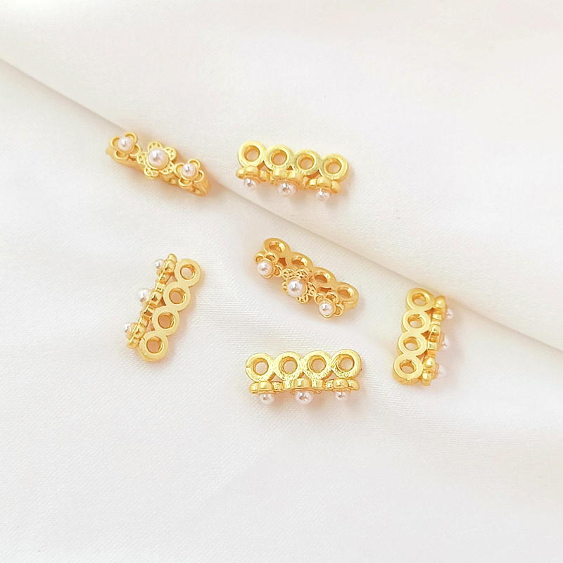 ジュエリー作り用の穴とバックル付きの5個のゴールドボール,ネ - Jewelry Making For Dummies のレビューと価格