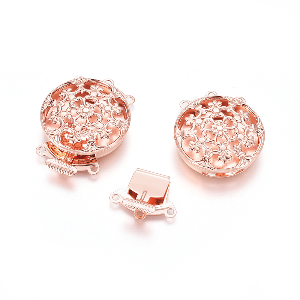 10セット真鍮フラワーマルチストランドボックスクラスプ、3ス - Jewelry Making Box のレビューと価格