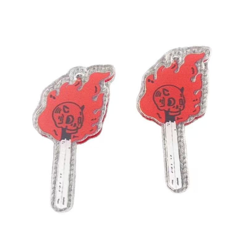 10個のアクリルスカルペンダント、DIYジュエリー作り、イヤ - Jewelry Making Jewelry のレビューと価格