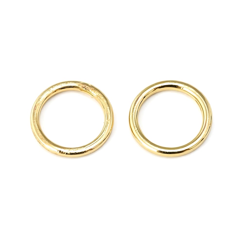 4～14.5MM 18Kゴールドカラー真鍮製丸線リング 高品 - Jewelry Making Gold Wire のレビューと価格