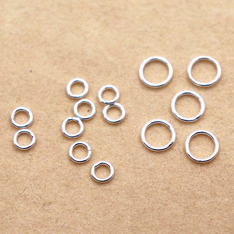 10個入り 本物の純銀925製 クローズドジャンプリング ス - Jewelry Making Jump Rings のレビューと価格