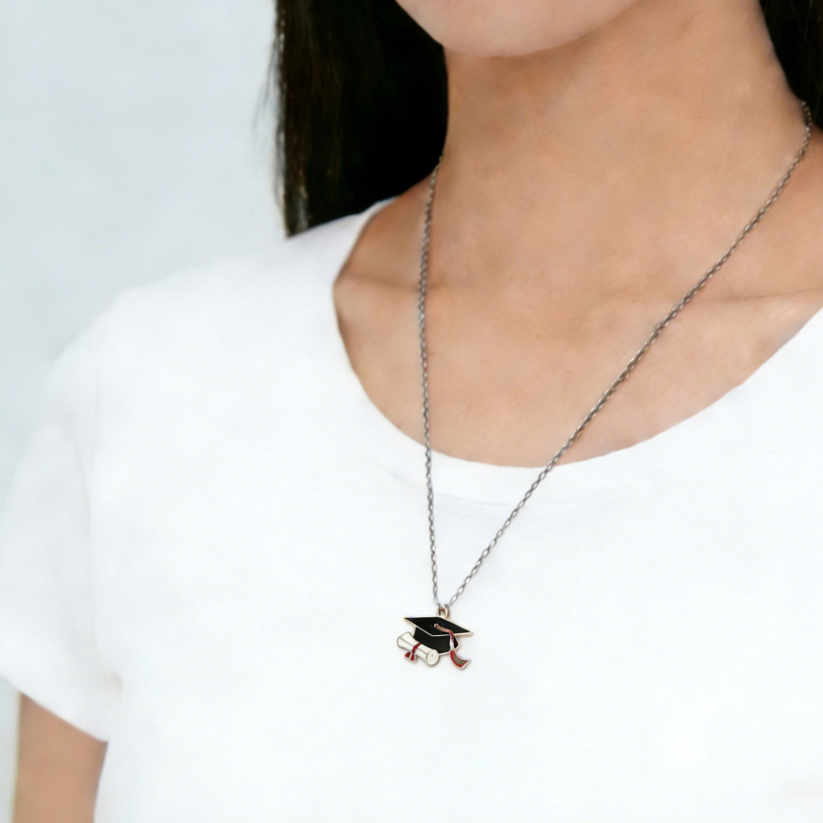 50個入り卒業帽子ペンダント 合金製ミニ卒業帽子 ディプロマ - Jewelry Making Diploma のレビューと価格
