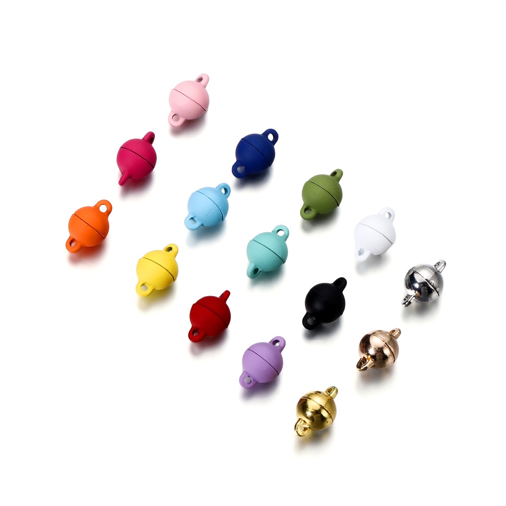 5 ペアラブハートマグネットコネクタクラスプエンドコネクタラ - Jewelry Making For Couples のレビューと価格