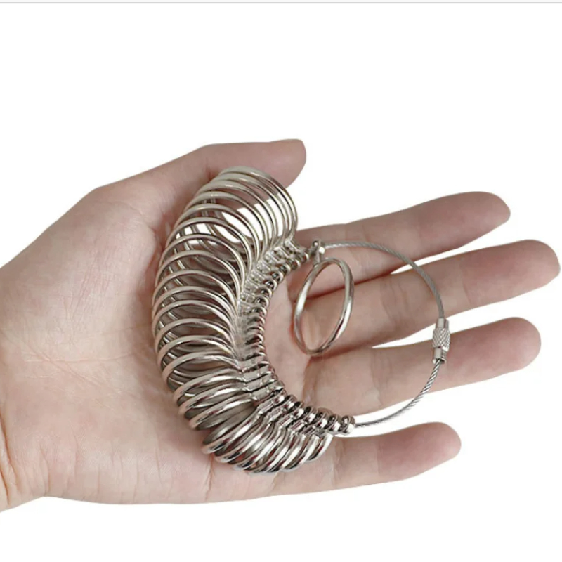 プロ仕様 4 in 1 メタルリングサイザーゲージ 指のサイ - Jewelry Making Uk のレビューと価格