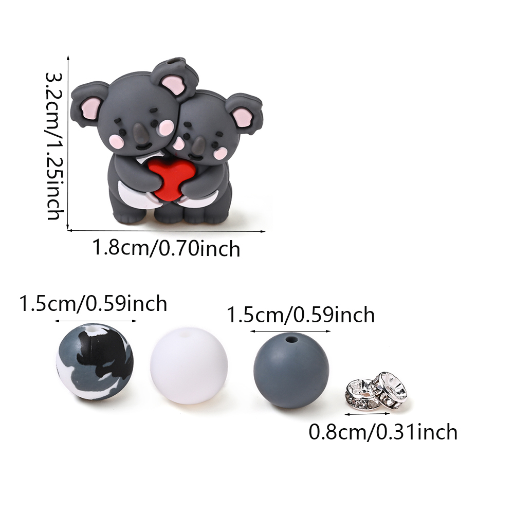 15/75個入り 動物シリコンビーズセット 可愛いフォーカル - Jewelry Making For Dummies のレビューと価格