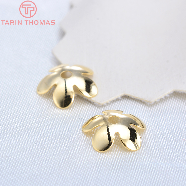 (3176) 20 個 8.5 ミリメートル 24 18k  - Bead Cap Flower のレビューと価格