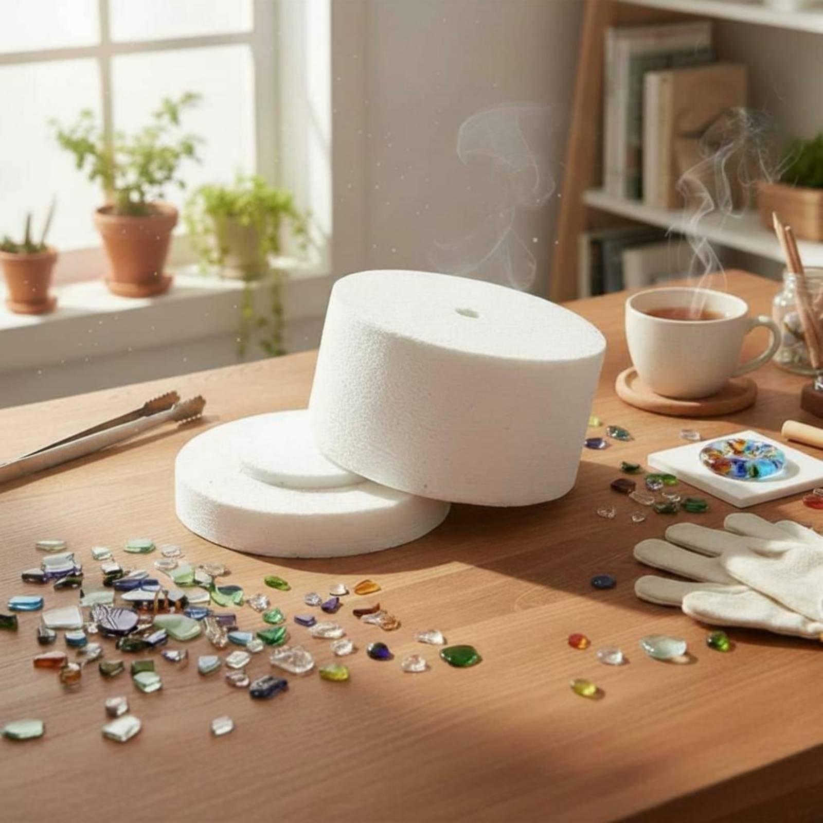 DIYアートキルンコンパクトセラミックファイバーグラス融着ツ - Jewelry Making At Home のレビューと価格