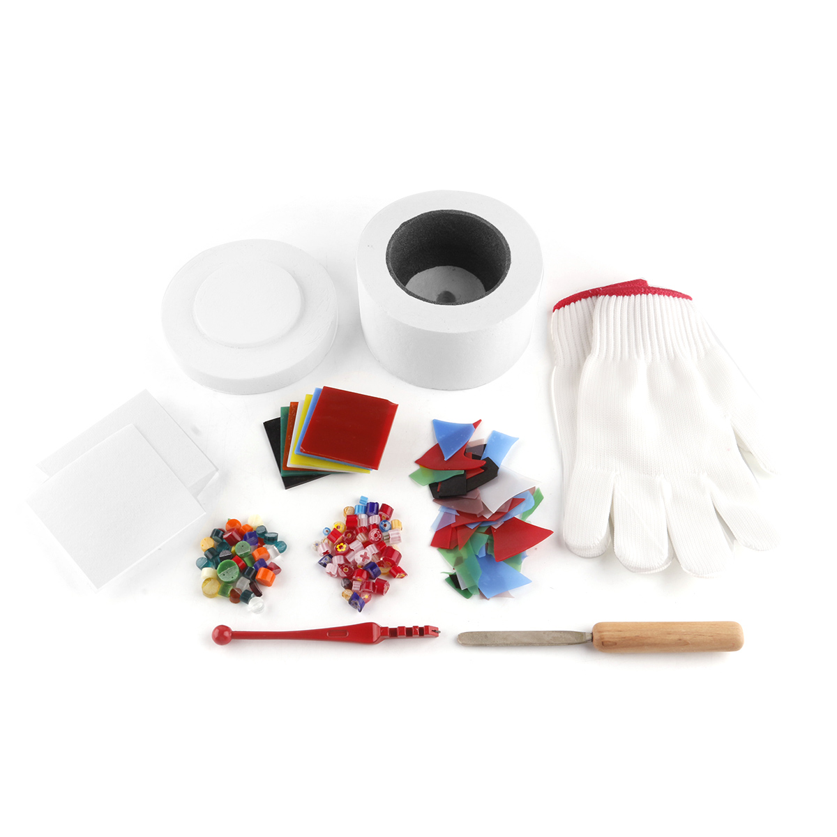 9個入り大型マイクロ波炉（ガラス融着用）、ガラスシート付きD - Jewelry Making At Home のレビューと価格