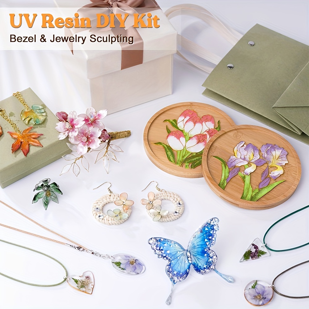 40/100/200g UVディップレジン接着剤、ワイヤーフ - Jewelry Making At Home のレビューと価格