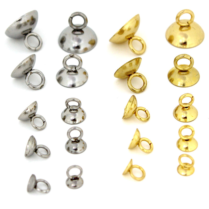 20個入り 4/5/6/8/10mm ステンレス製ビーズエン - Jewelry Making Charms のレビューと価格
