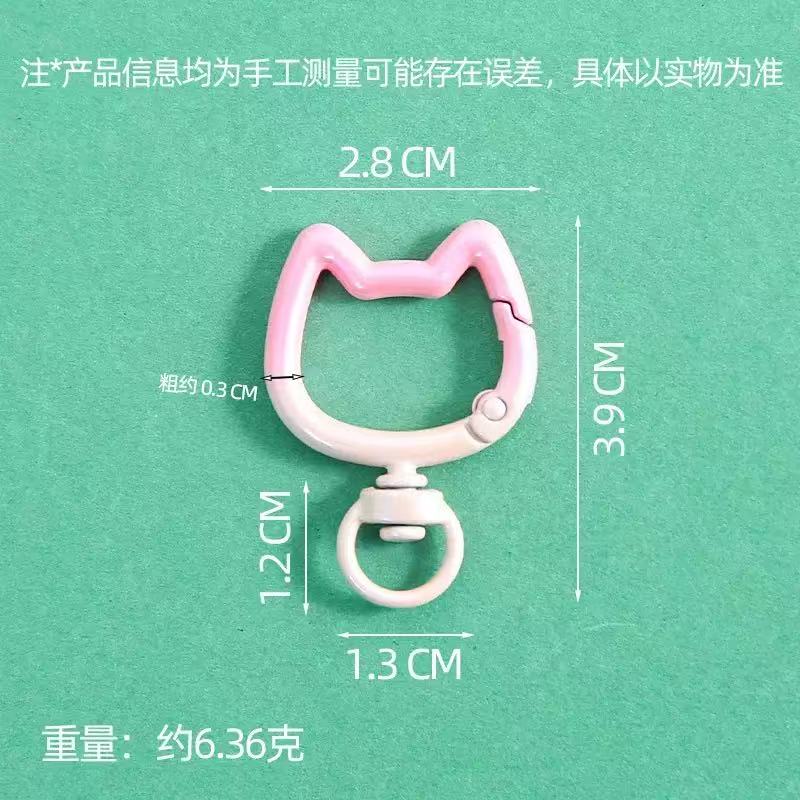 5-10 個グラデーションかわいい猫クラスプ開閉可能なコネク - Jewelry Making School のレビューと価格